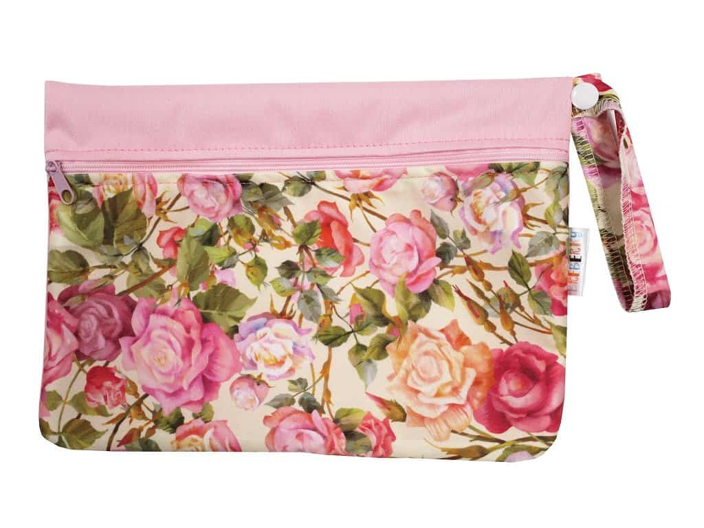 Breberky Wetbag Nasstasche XS 24 x 17 cm Rosenblüten