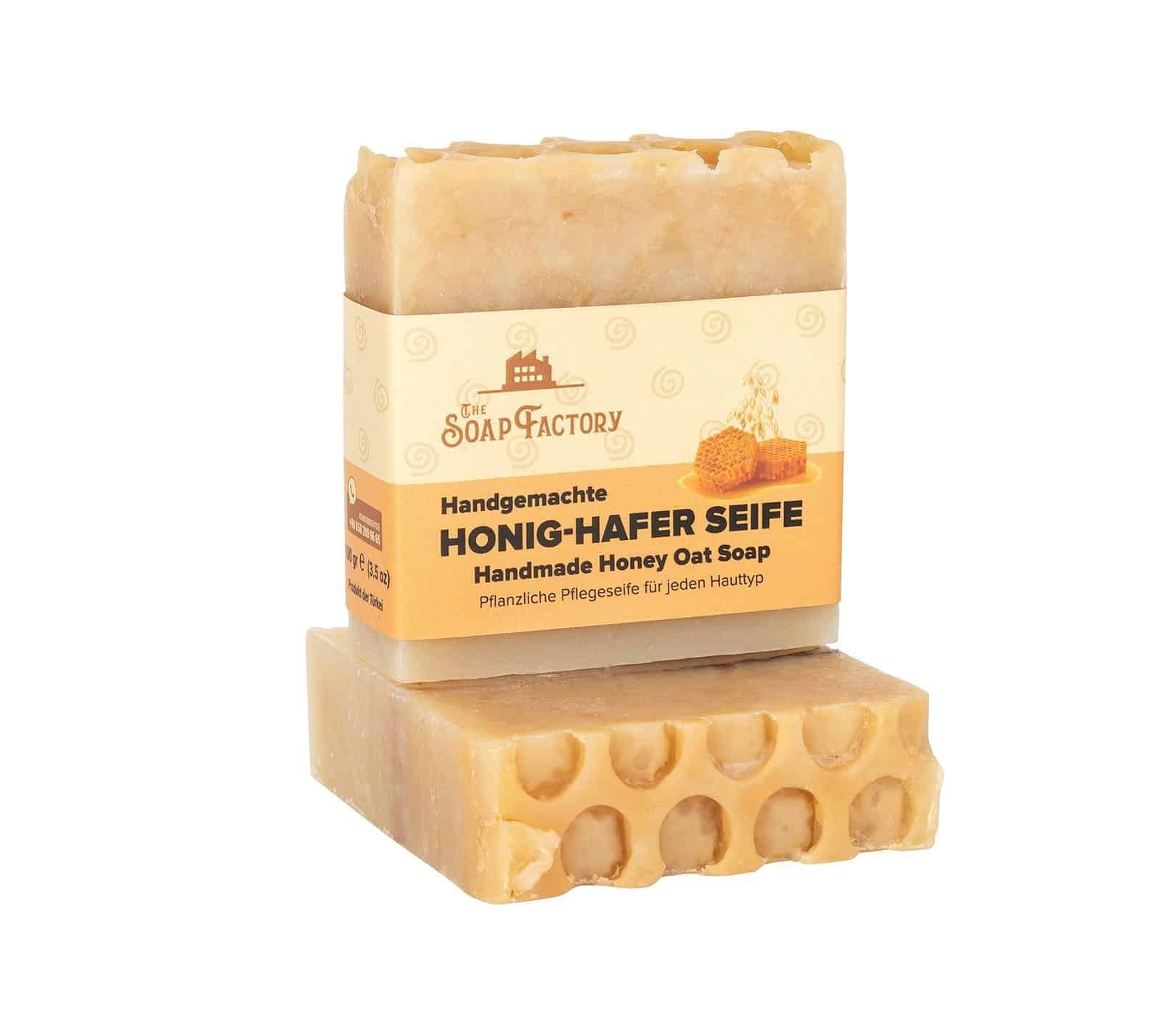 Handgemachte Seife The Soap Factory 100-110 g Honig-Hafer