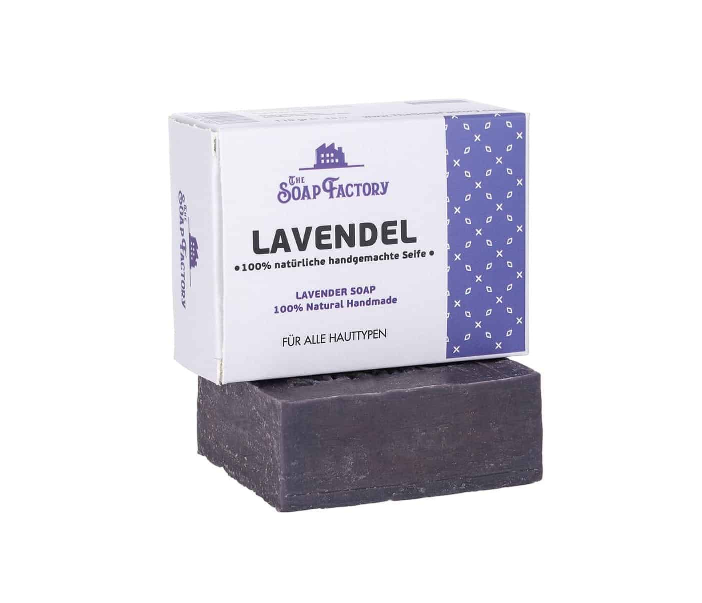 Handgemachte Seife The Soap Factory 100-110 g Lavendel Dunkel