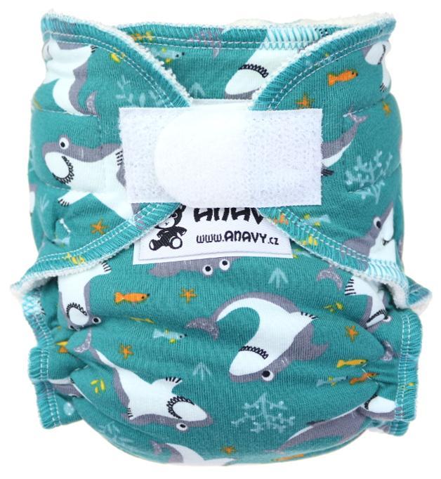 Anavy Höschenwindel Newborn 2-6 kg Klett Haie