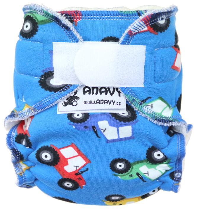 Anavy Höschenwindel Newborn 2-6 kg Klett Traktor